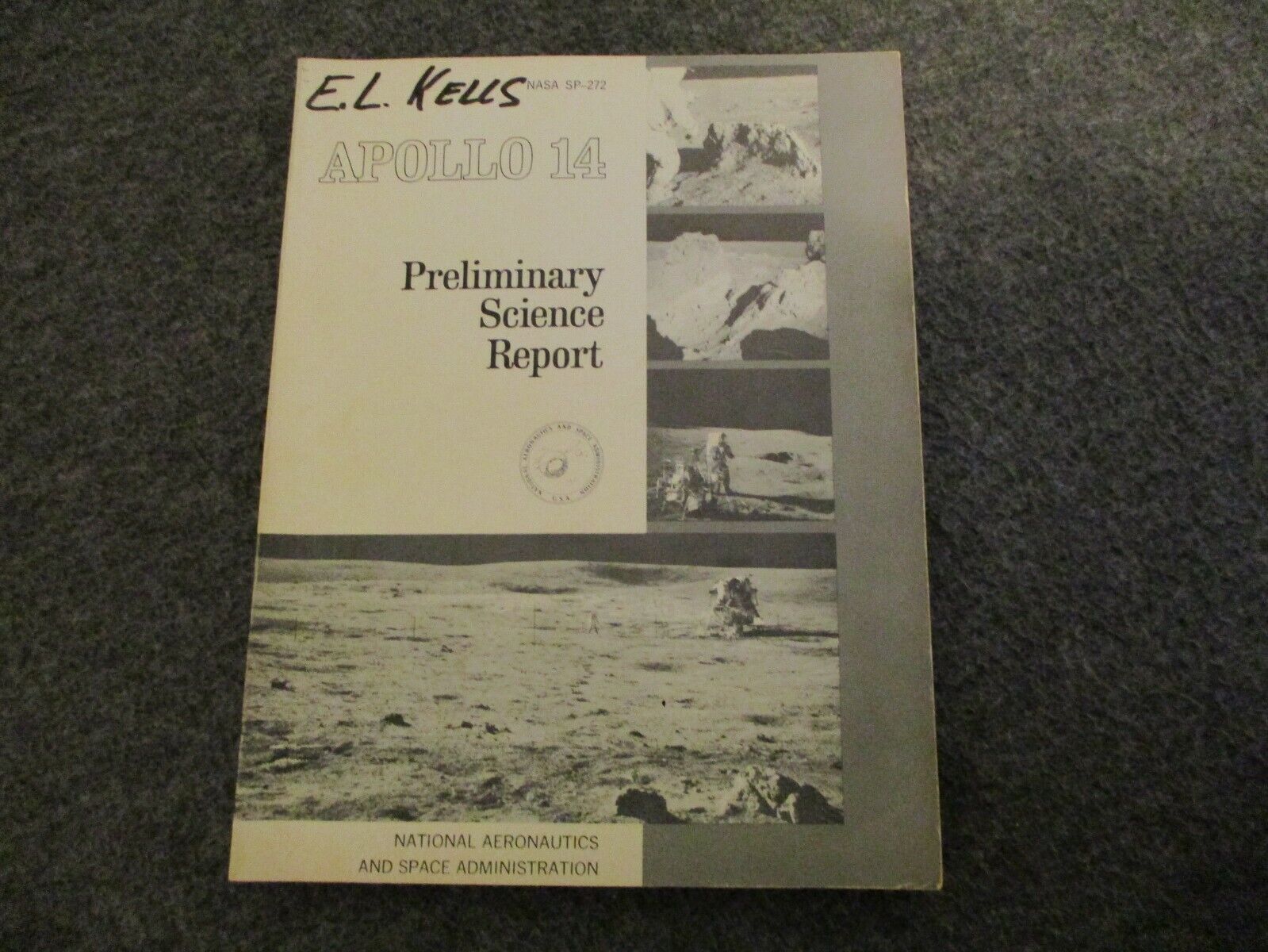 1971 NASA APOLLO 14 PRELIMINARY SCIENCE REPORT SP-272