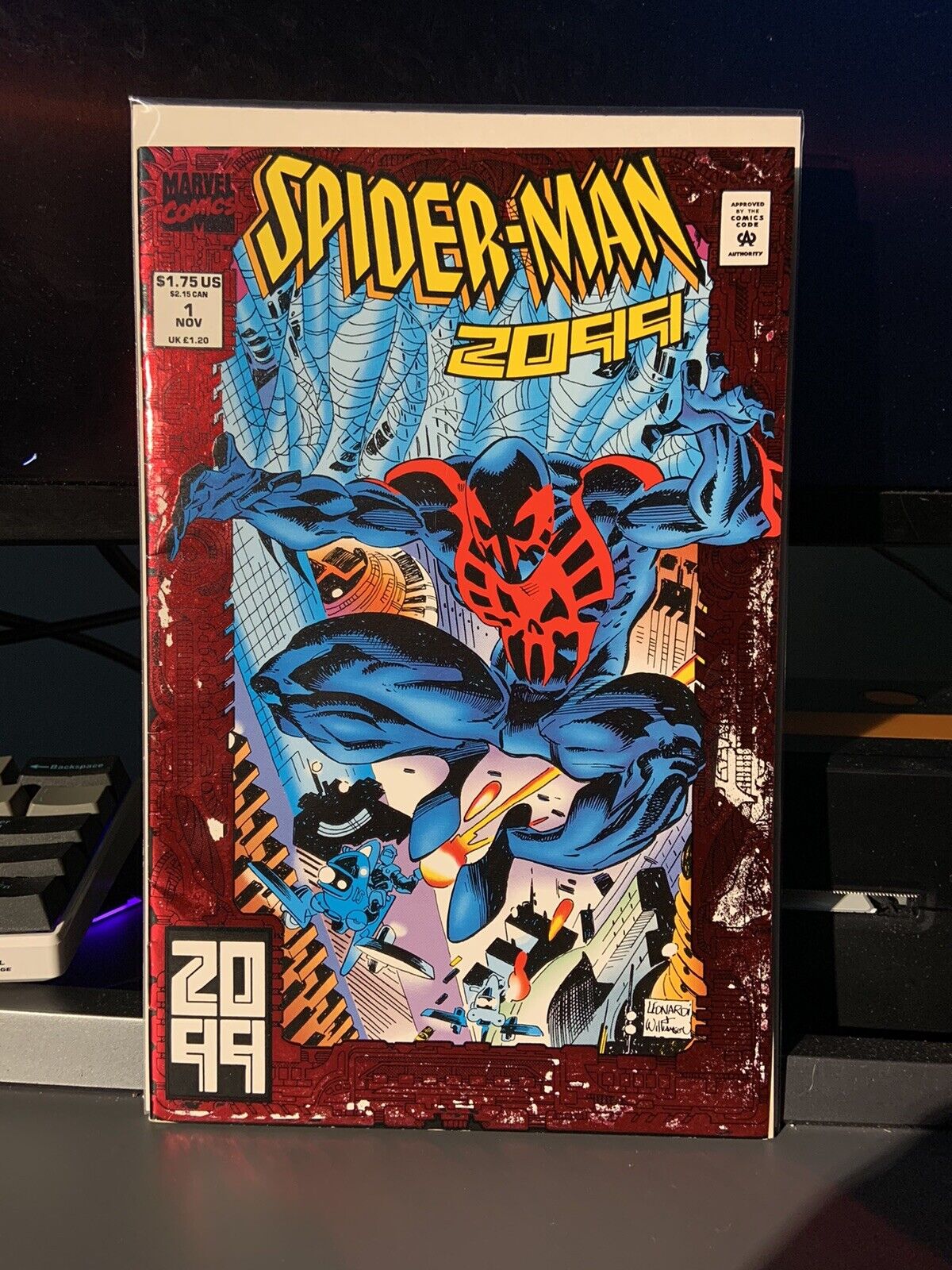 Spider-Man 2099 1 Rare Foil Print Error