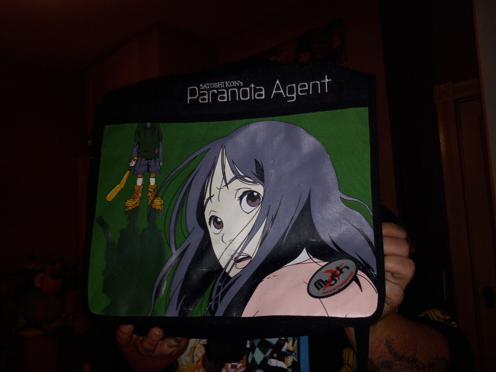 Vintage 2004 Myth Wear Paranoia Agent Satochi Kon Anime Messenger Bag VERY RARE