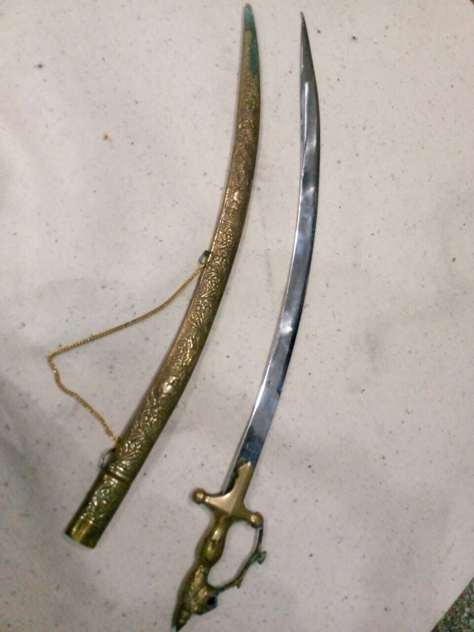 antique Collectibles sword Royal King Gold Polished South Asia Style Marriage 