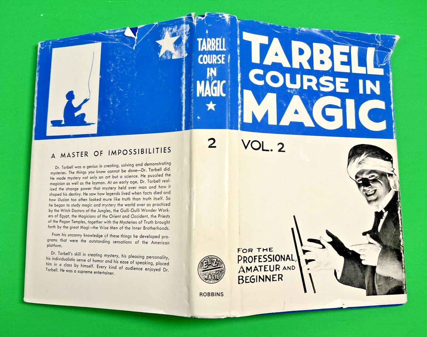 Tarbell Course in Magic Volume 2 Harlan Tarbell Copperfield w/Dust Jacket