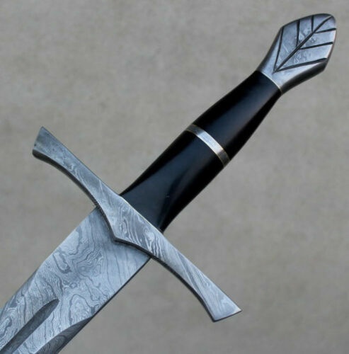 DAMASCUS KNIFE CUSTOM HANDMADE - 36'' Micarta Handle Beautiful Sword MI-09