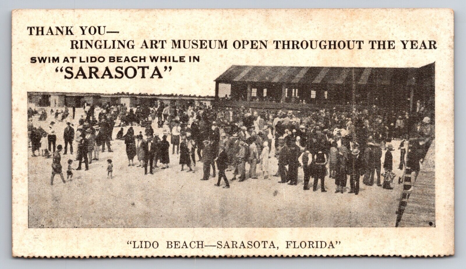 Ringling Bros. Art Museum Lido Beach Sarasota Florida c1920s