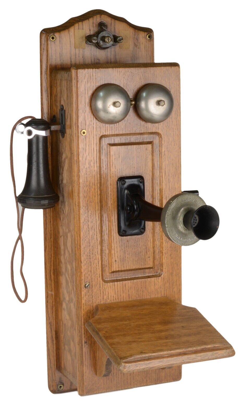 Vintage Monarch Telelphone Co Wall Mounted Hand Crank Telephone