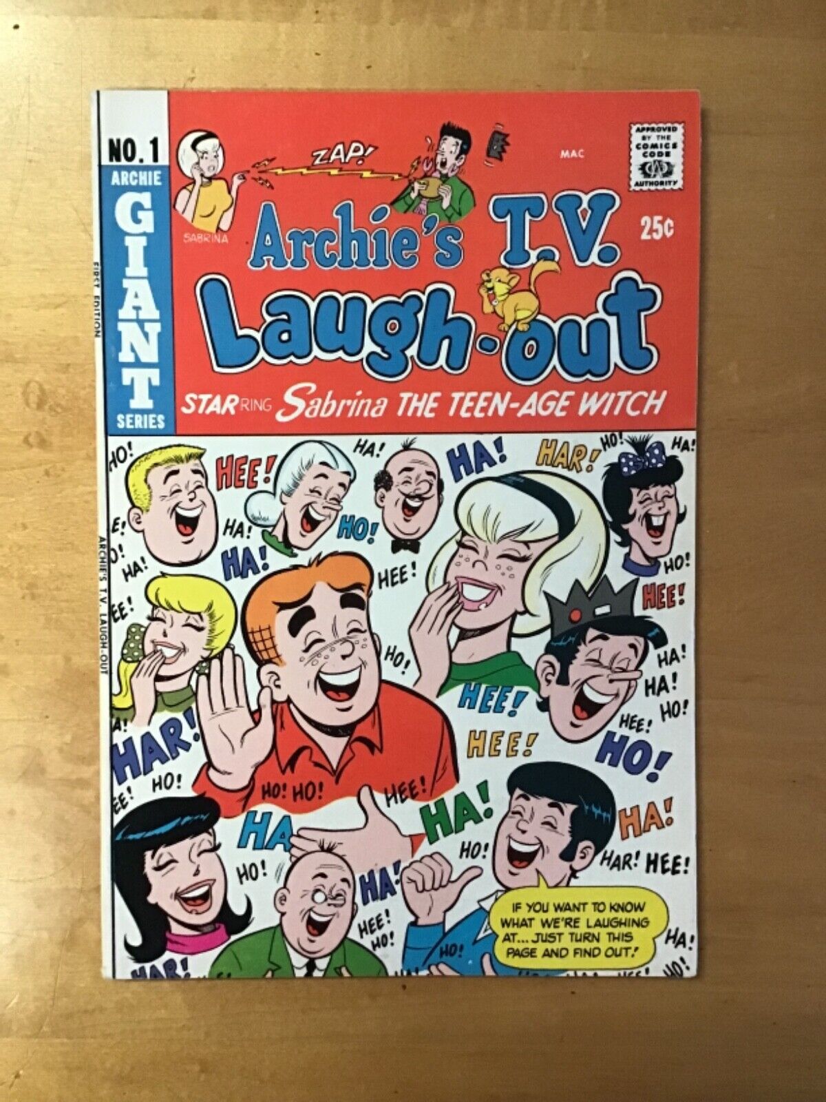 Archie’s T.V. Laugh-Out #1 F-VF 7.0 1969 Archie Comics
