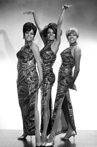The Supremes Diana Ross and the girls full length leggy pose 24x36 Poster