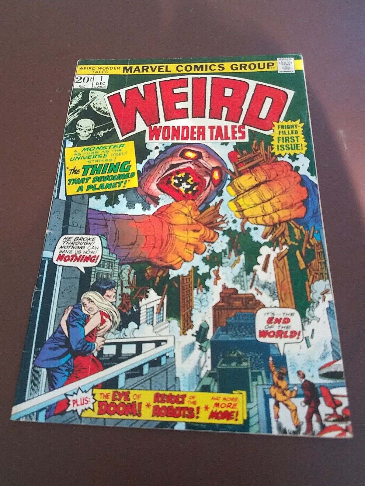 Weird Wonder Tales (1973) #1 Gil Kane Cvr Basil Wolverton Mystic 6 Reprints VG