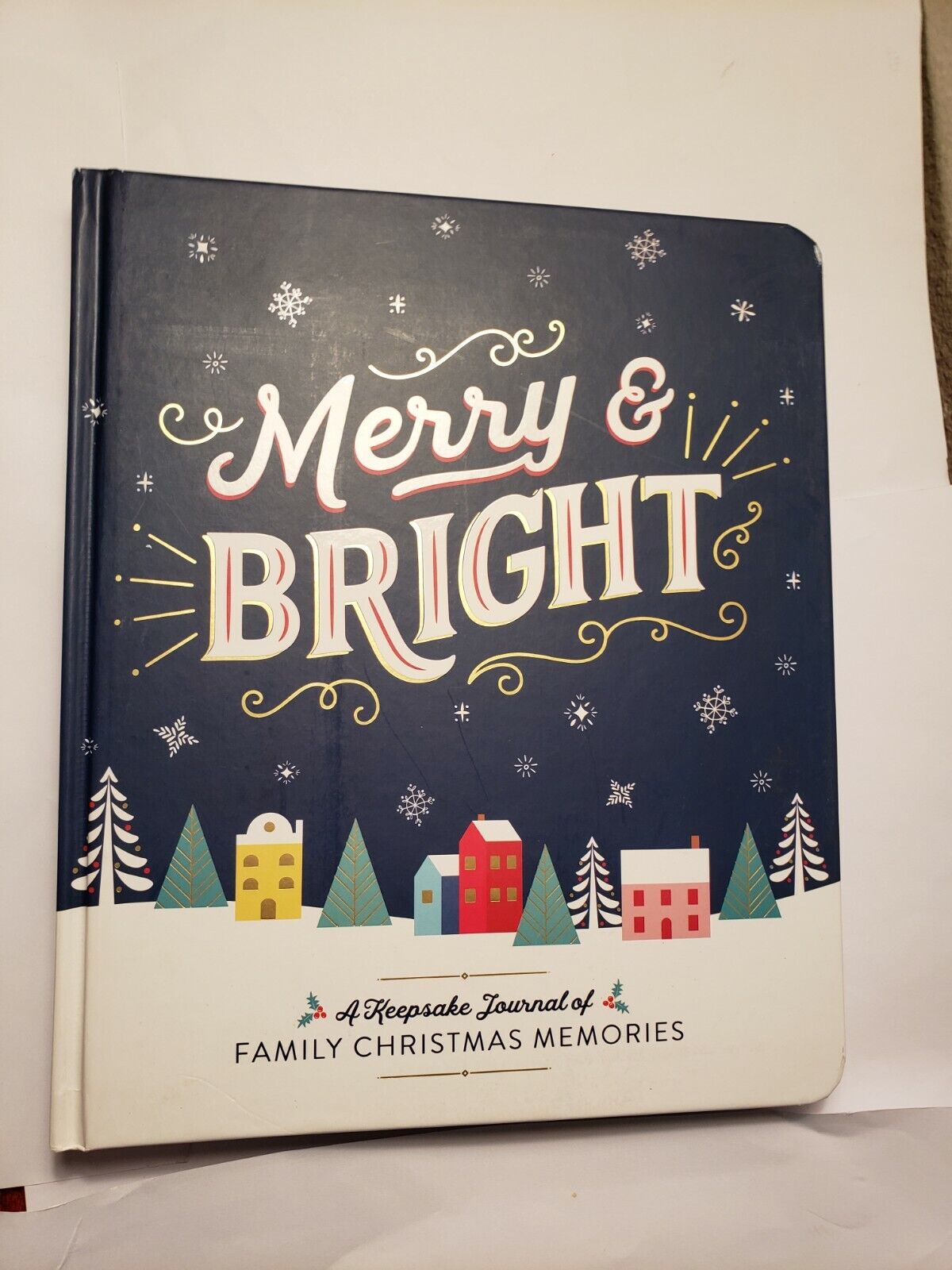 Merry & Bright: A Keepsake Journal Of Family Christmas Memories Brand New