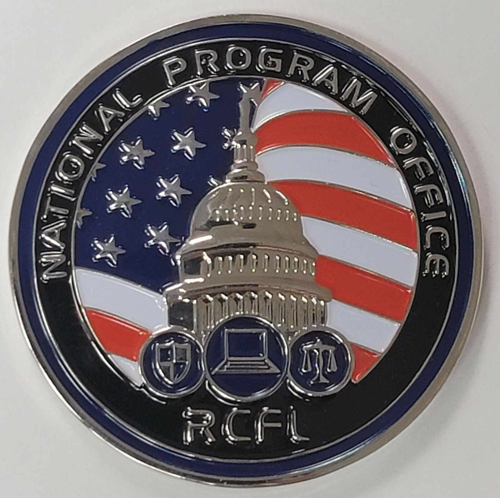 FBI NATIONAL PROGRAM OFFICE RCFL REGIONAL COMPUTER FORENSICS LABORATORY COIN