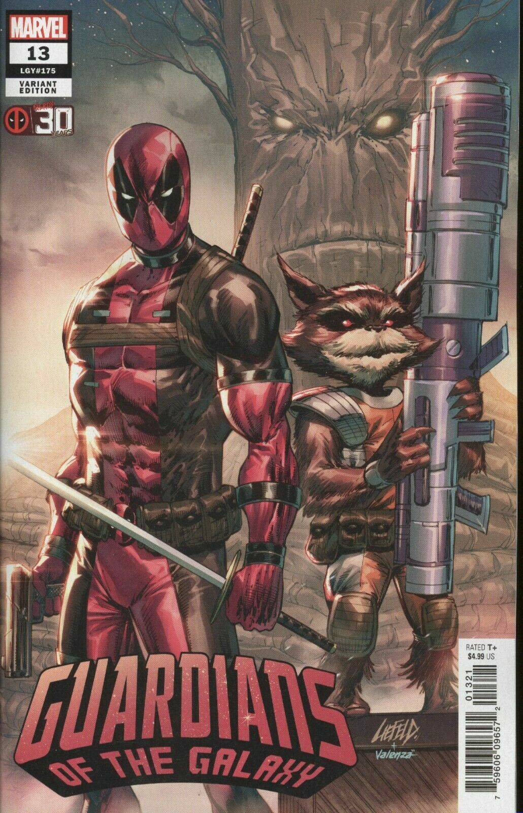 Guardians of the Galaxy (2020) #13 (#175) VF/NM Rob Liefeld Deadpool Variant 