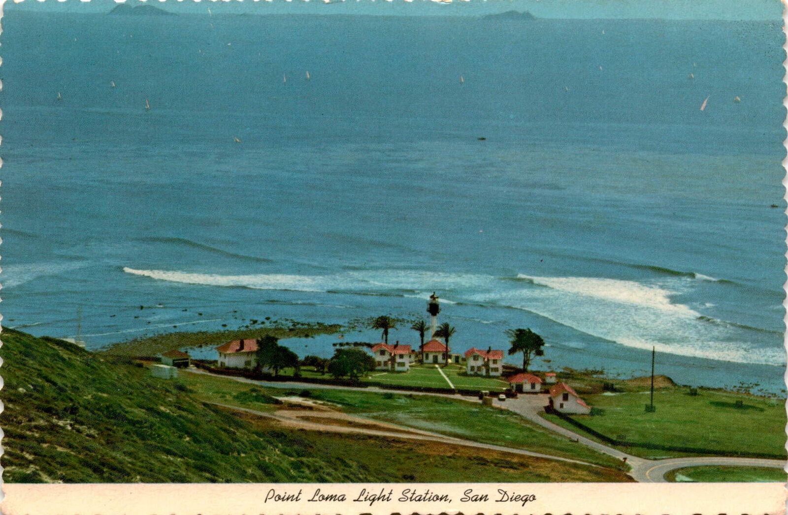 Point Loma Light Station, San Diego, U.S. Coast Guard, Coronados Postcard