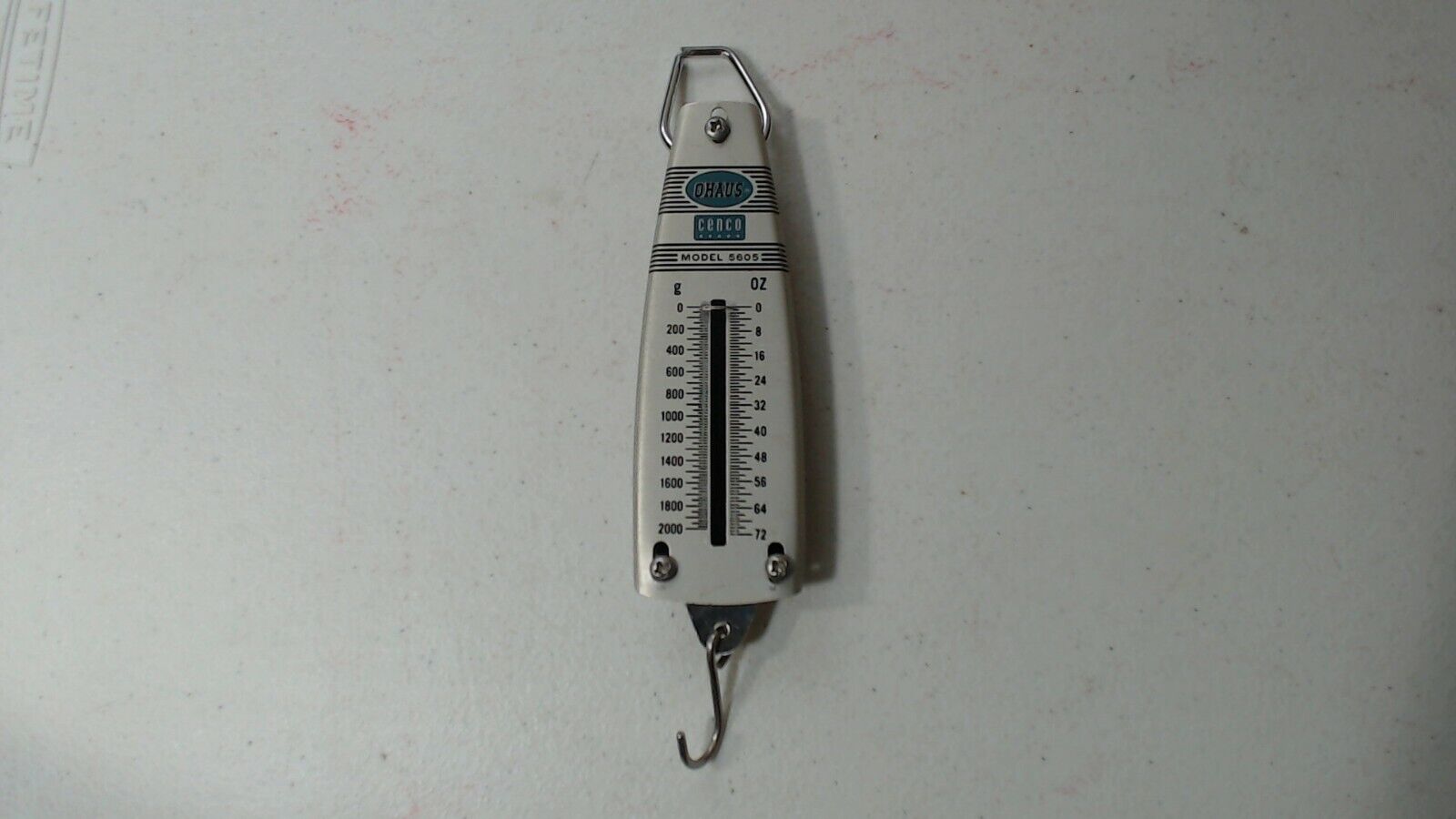 VINTAGE OHAUS Spring Scale Model 5605 72 Ounces 2000g