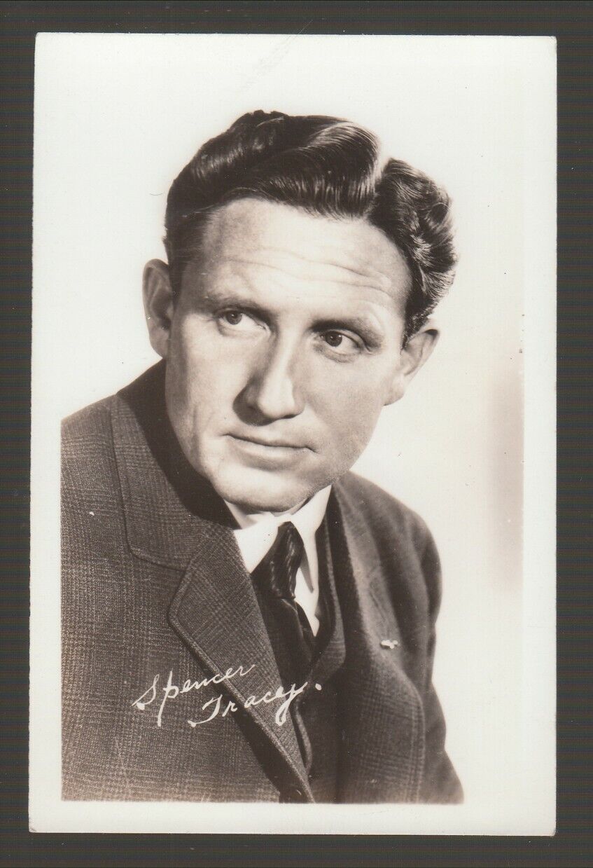 [73211] OLD RPPC SPENCER TRACEY, FAMOUS ACTOR