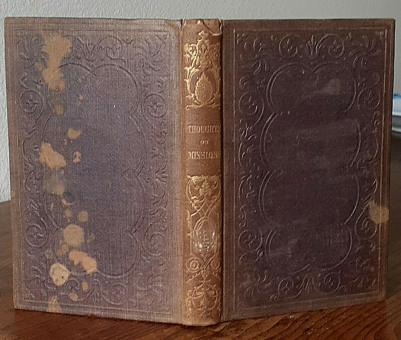 RARE 1845 1st Edn~SHELDON DIBBLE's Thoughts on Missions~Sandwich Islands~HAWAII