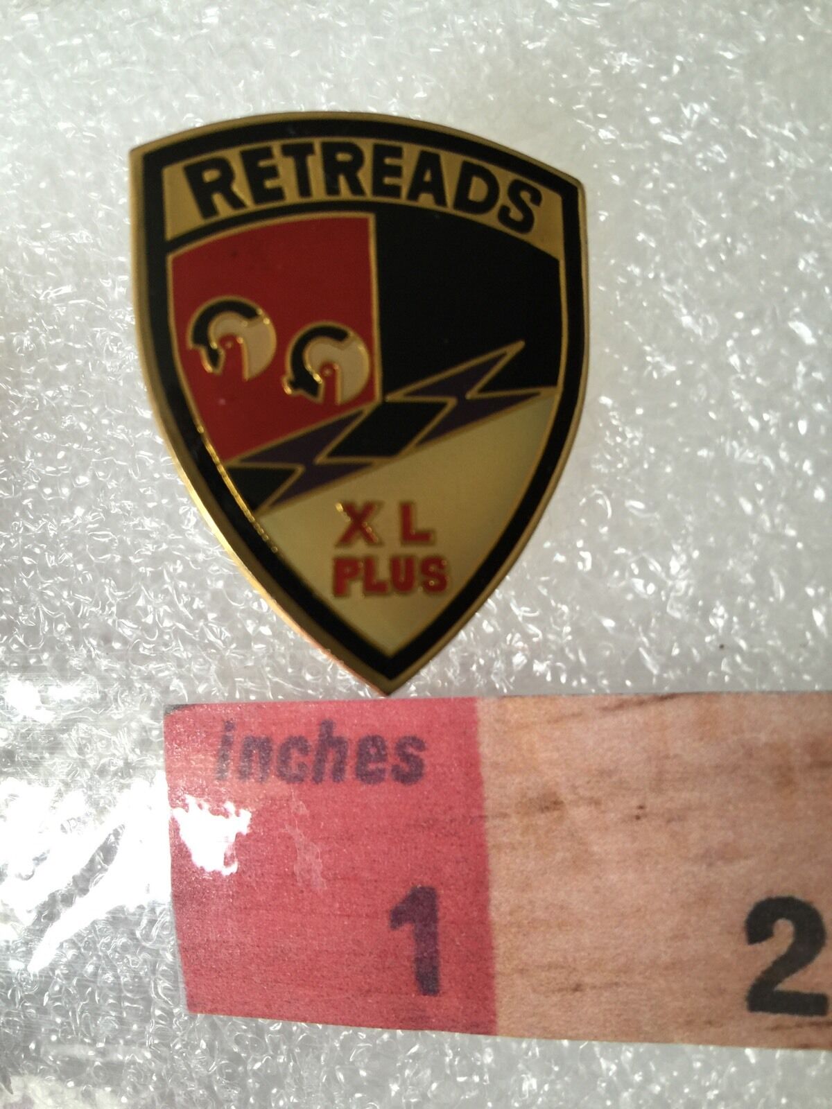 Collectible MOTORCYCLE CLUB RETREADS XL PLUS Pin