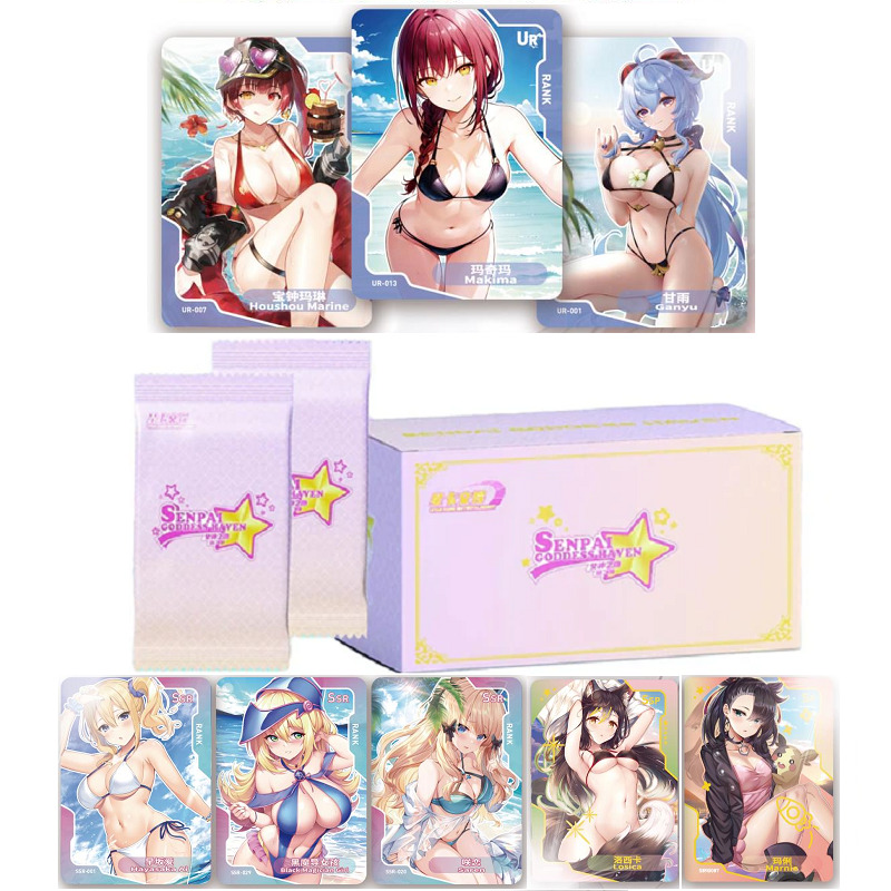 Senpai Goddess Haven 2 Spicy Anime Waifu 18 Pack Booster Box Cards Sealed NEW