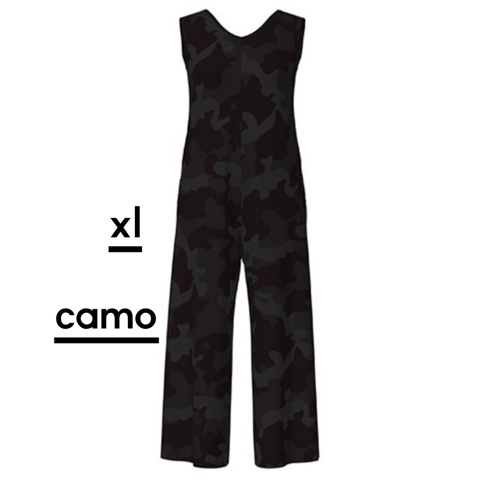 New Release Lularoe Natalie Romper Jumpsuit Size XL Gorgeous Camo