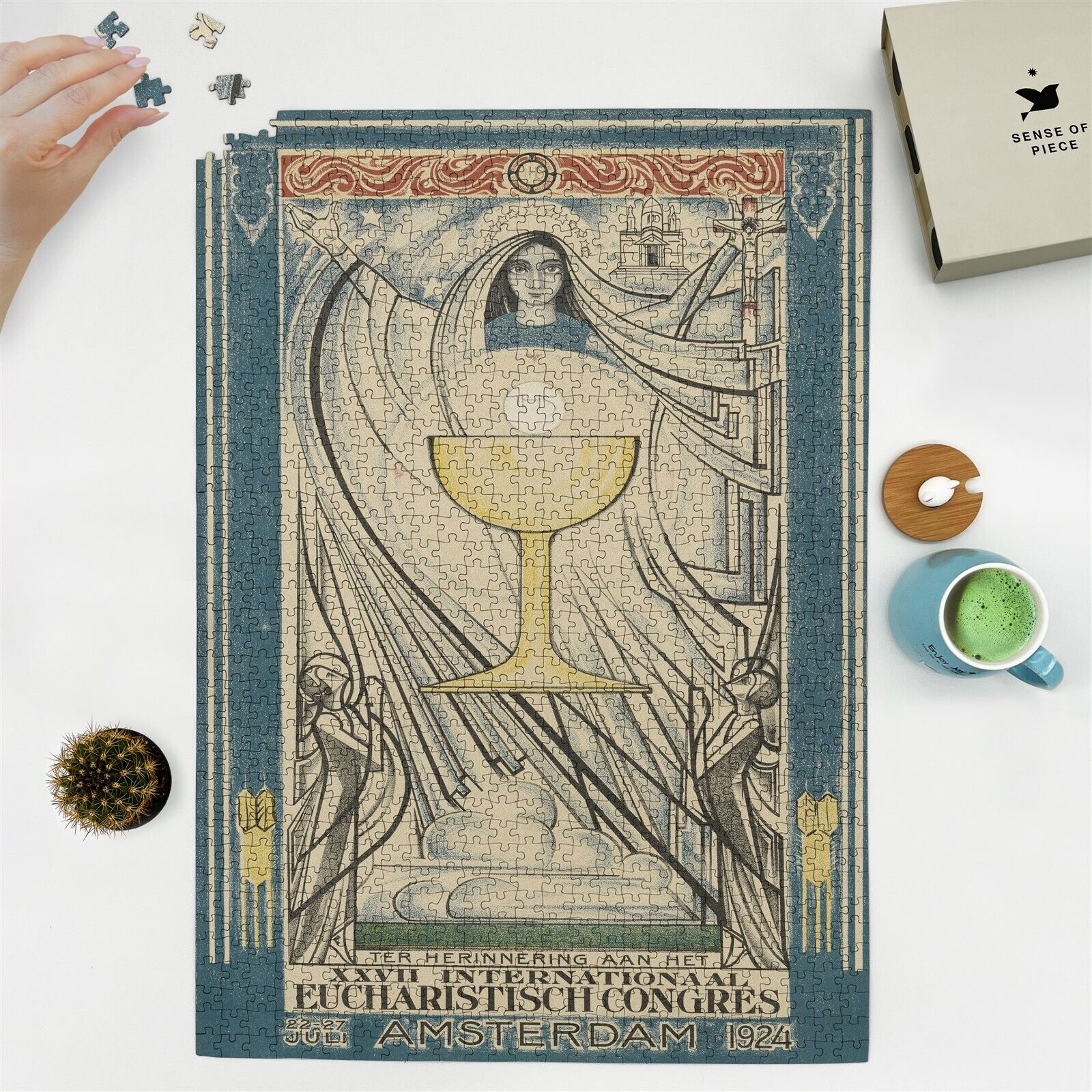 1000 pieces puzzle | 1924 | Poster for the International Eucharistic Congress |