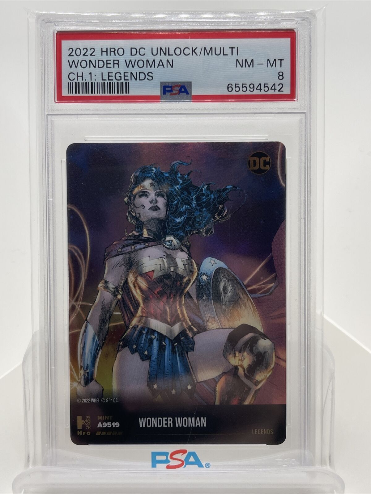 2022 DC Cards PSA 8 Near MINT Wonder Woman Physical Only Legends Low pop
