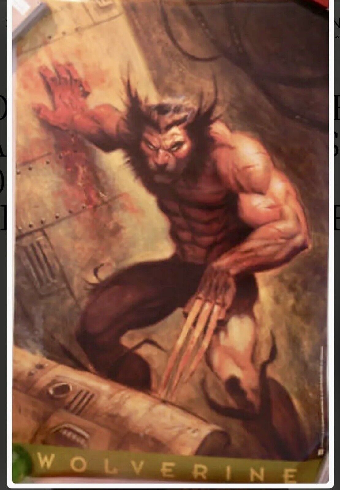 Marvel Comics 1995 Press Poster Of Wolverine 14 # 207- Kent Williams- NEW