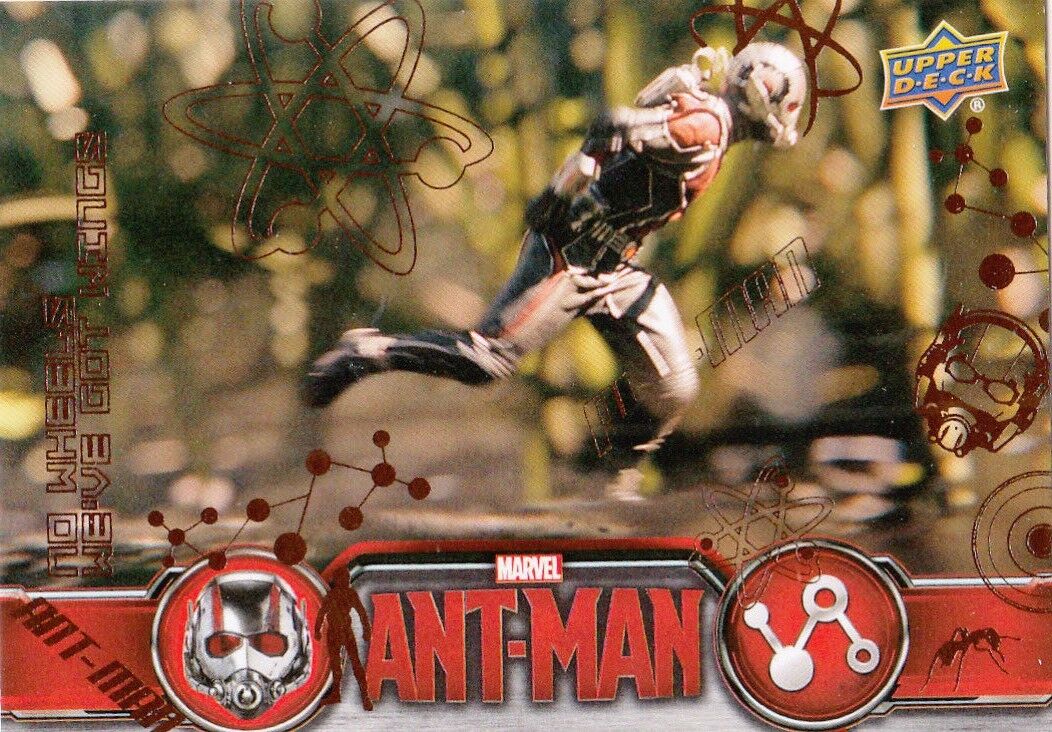 2015 UPPER DECK ANT-MAN BRONZE PARALLEL CARD #58 ANT-MAN 