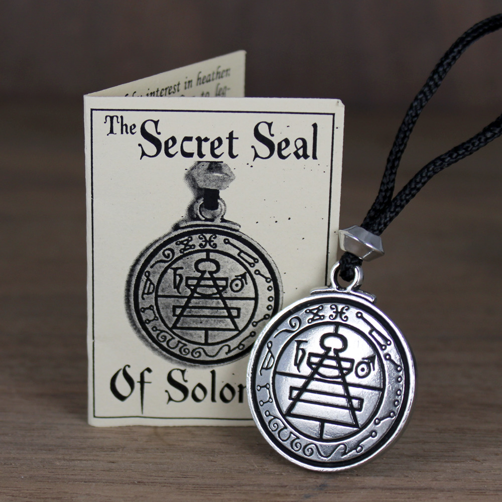 Secret Seal of Solomon Talisman Pendant Amulet Hermetic kabbalah Jewelry magic