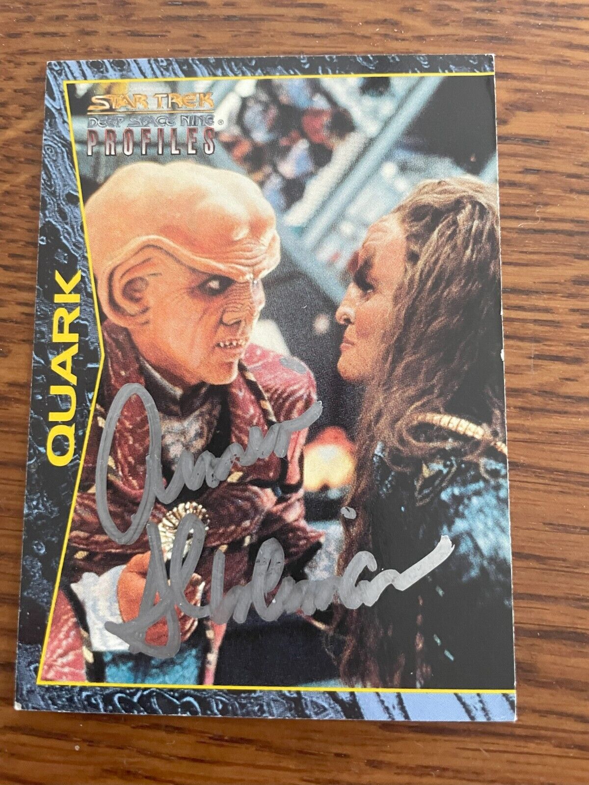 Armin Shimmerman, Deep Space 9, card, signed
