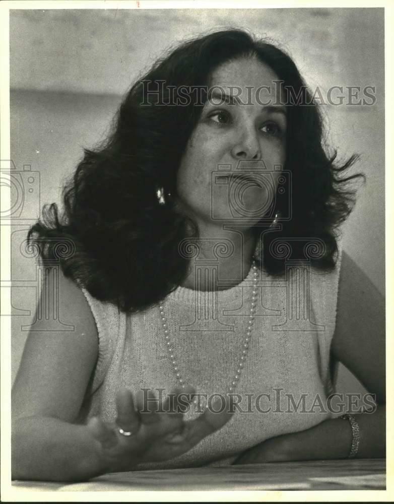 1984 Press Photo Linda Ximenes, Alcohol and Drug Abuse Advisory Committee, Texas