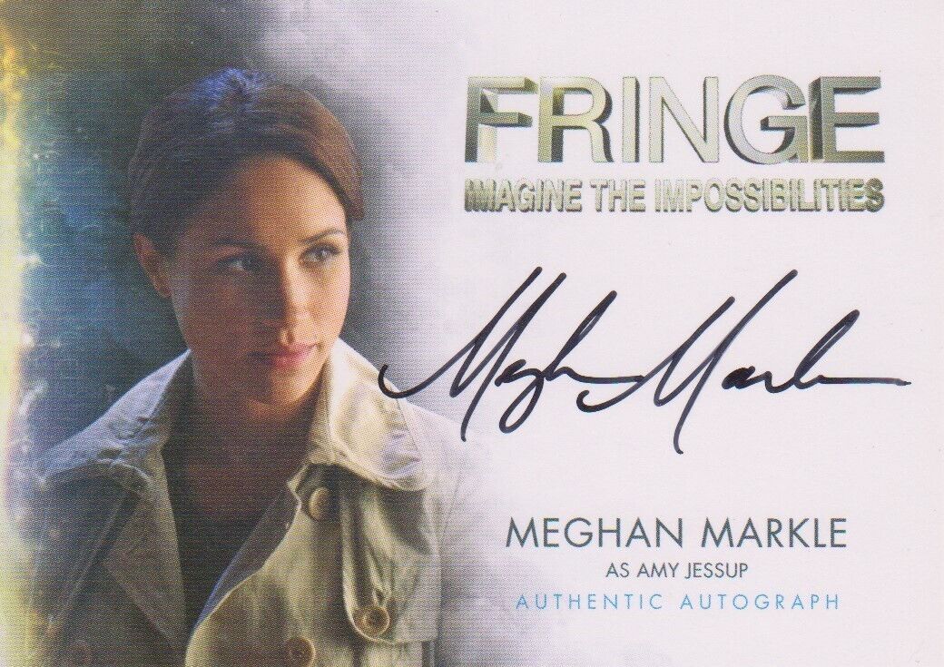 2012 FRINGE MEGHAN MARKLE AS AMY JESSUP AUTOGRAPH CARD A16 DUCHESS PRINCE HARRY
