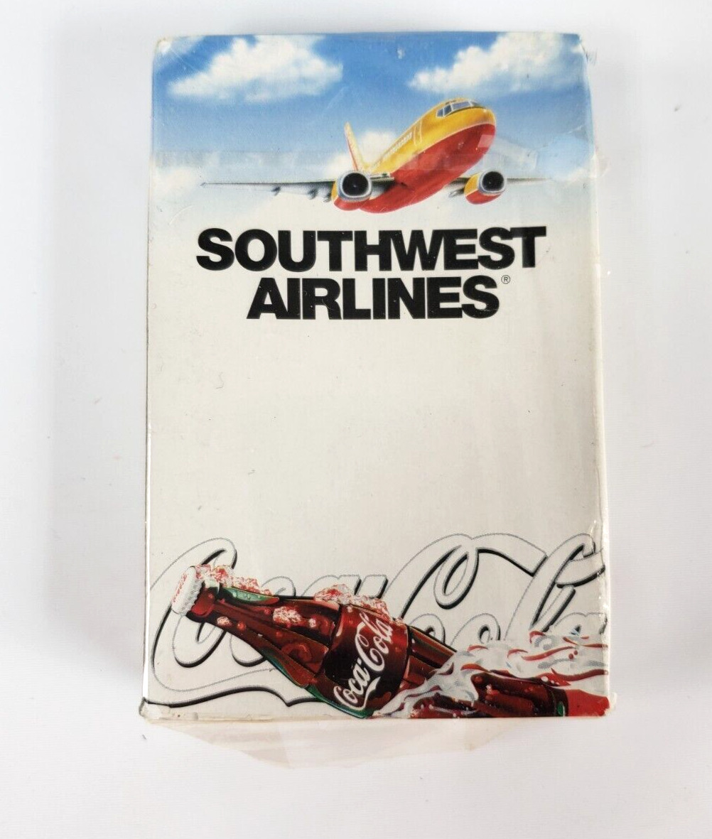 Southwest Airlines Coca Cola Coke Vintage Deck Playing Cards 1999 New In Plastic