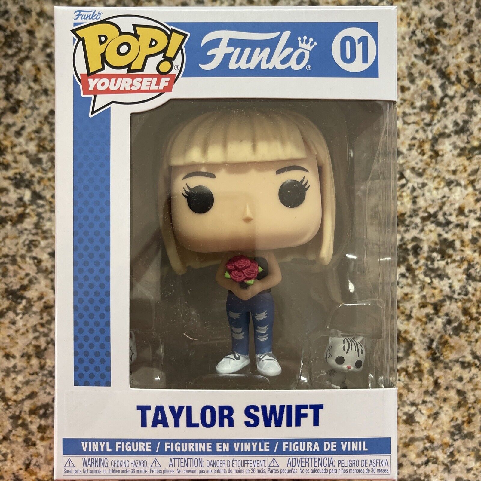 Taylor Swift Funko Pop With Flowers And Cat Special Edition Super Hard To Find