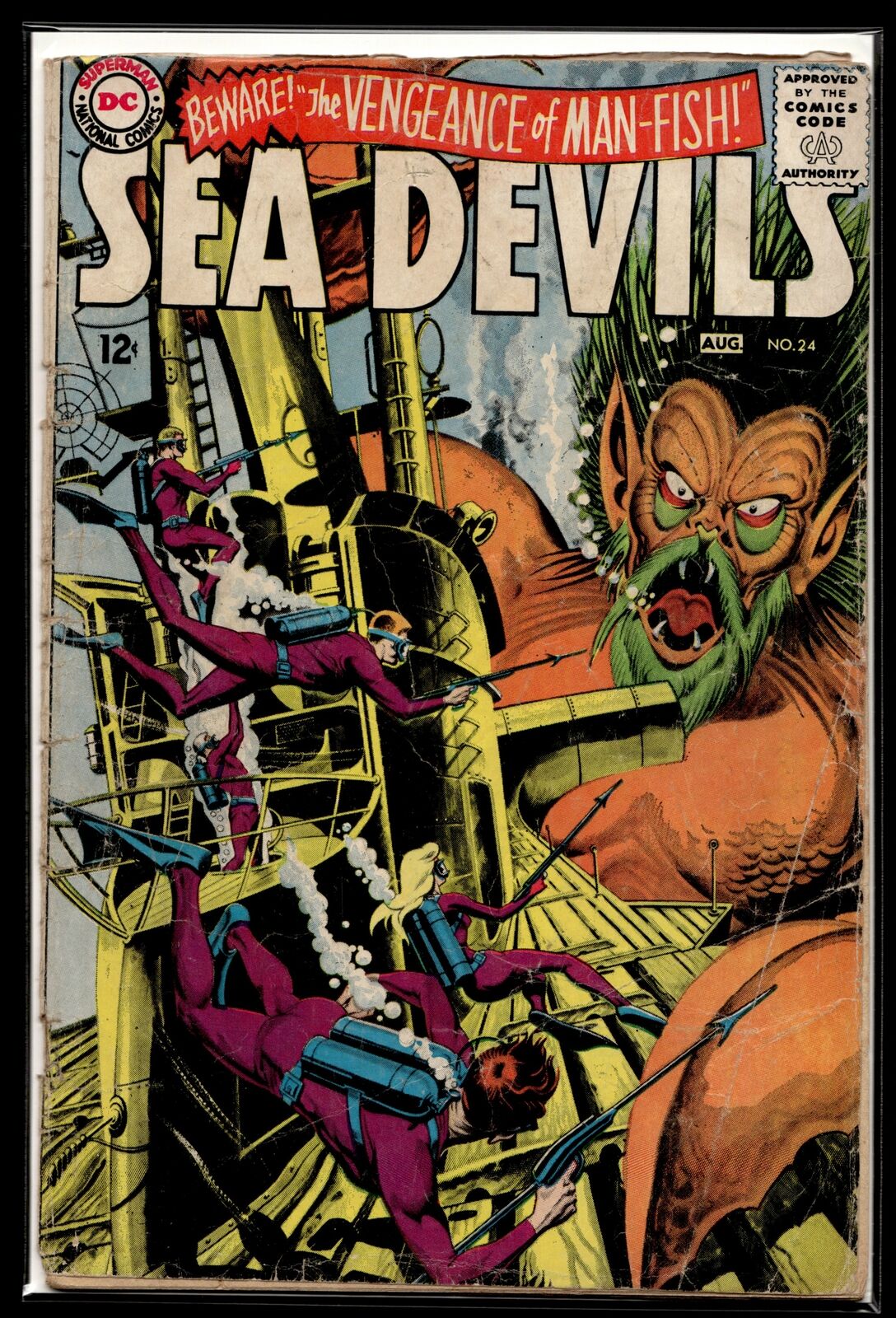 1965 Sea Devils #24 DC Comic