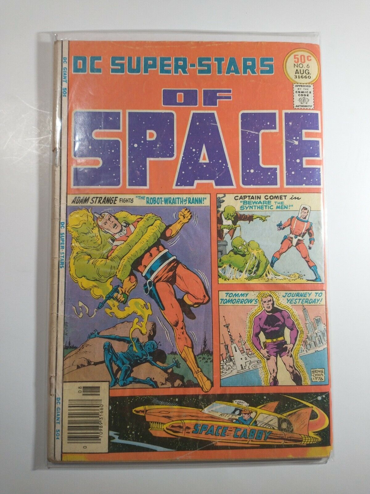 Super-Stars of Space #6 Comic Book DC Comics 1976