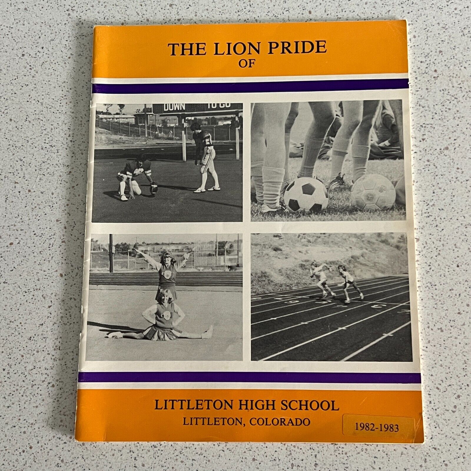 Vtg 1982 1983 Littleton High School Lions Colorado Football Sports Program