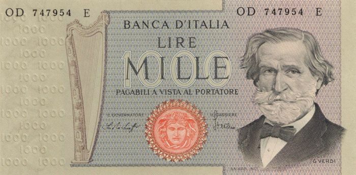 Italy - P-101d - Foreign Paper Money - Paper Money - Foreign