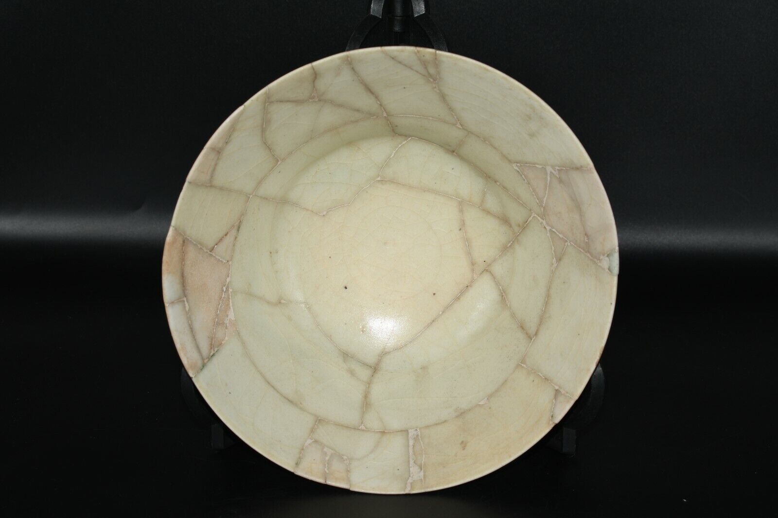 Genuine Ancient Islamic Abbasid White Glazed Ceramic Pottery Bowl C. 750-1055