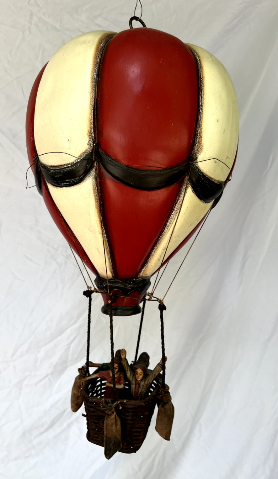 Vintage Large Ceramic Hot Air Balloon Ride