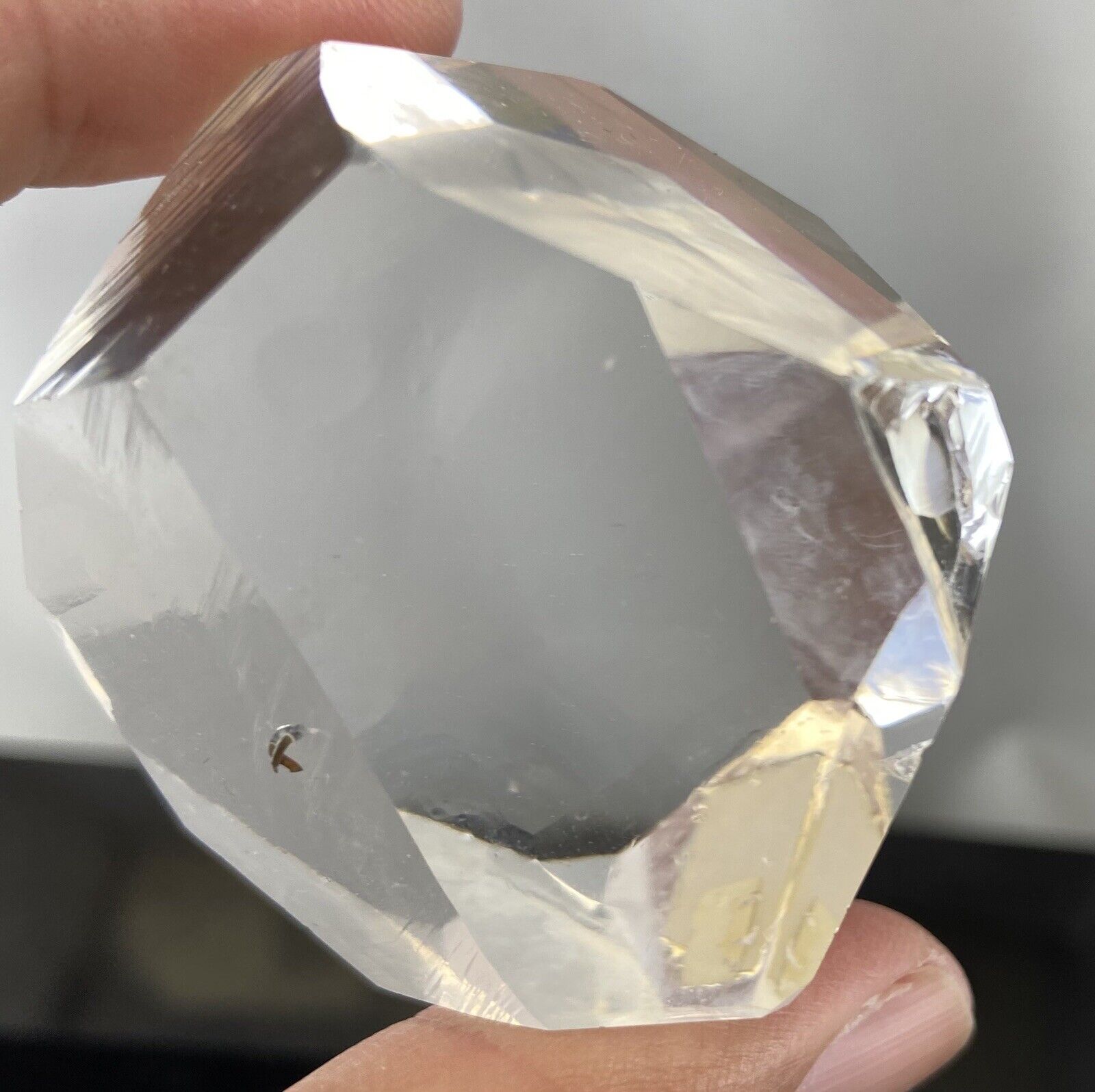 176 gram Russian Lab-grown Quartz Crystal - ex Rock H Currier - Synthetic