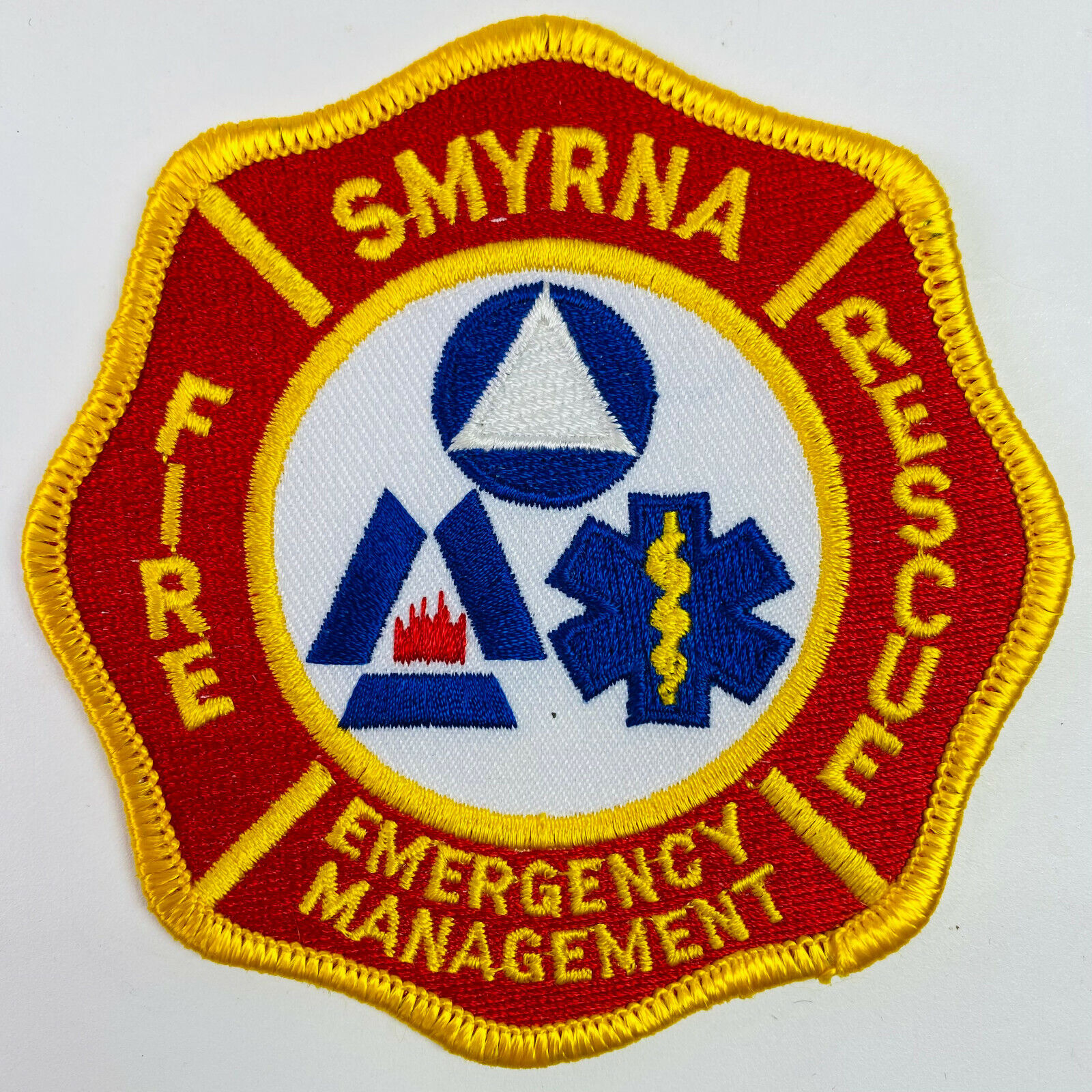 Smyrna Fire Rescue Emergency Management Georgia GA Patch K7