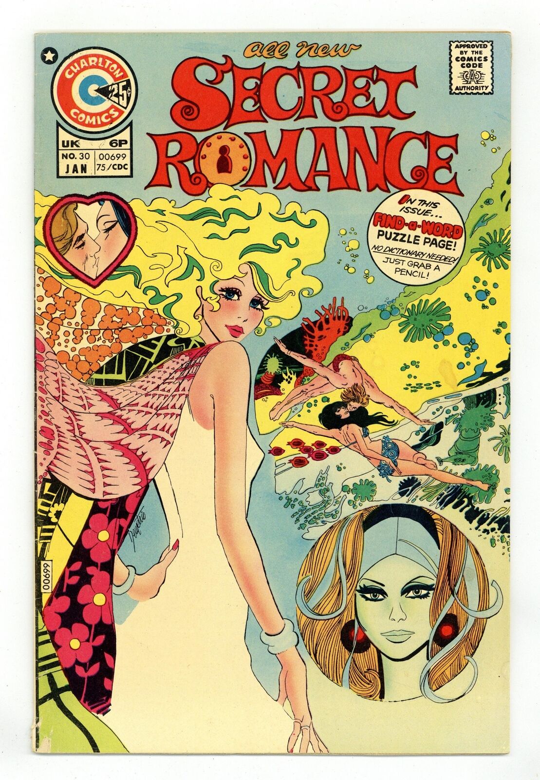 Secret Romance #30 GD 2.0 1975