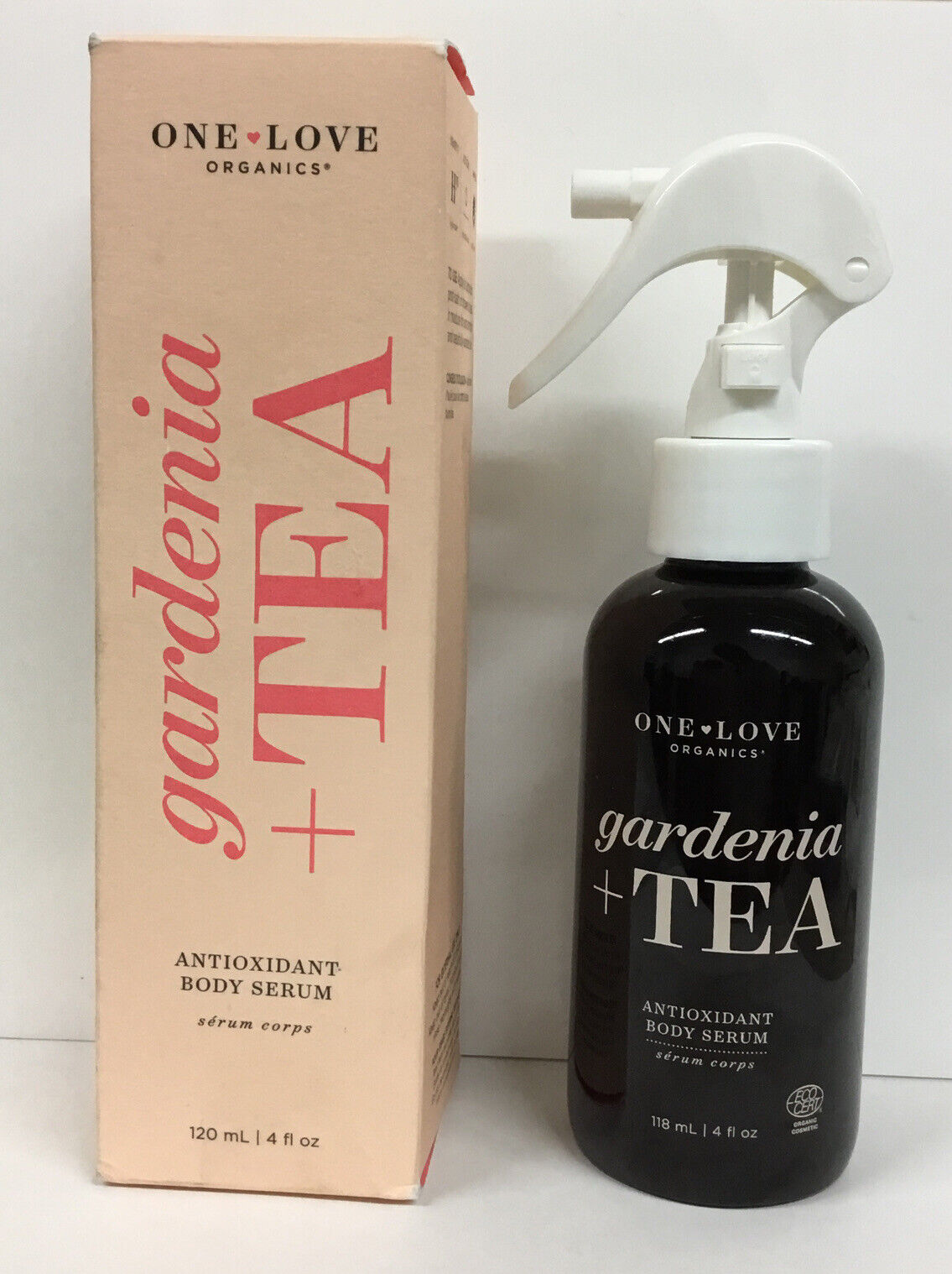 One Love Organics Gardenia+Tea Antioxidant Body Serum 4oz As Pictured