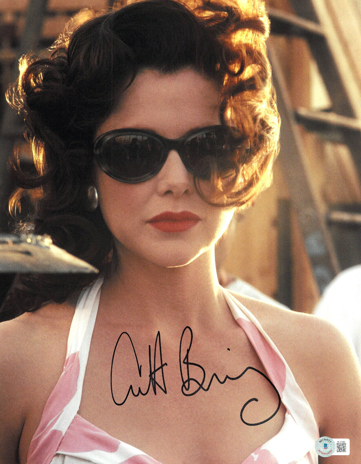 Annette Bening Signed Autograph Bugsy Photo BAS Beckett