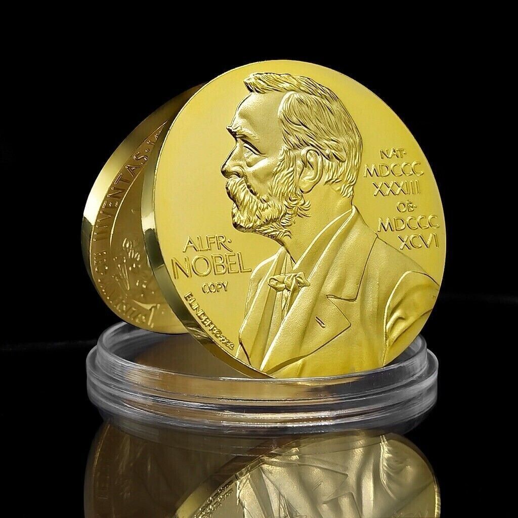 Alfred Nobel Peace Prize Medal Coin
