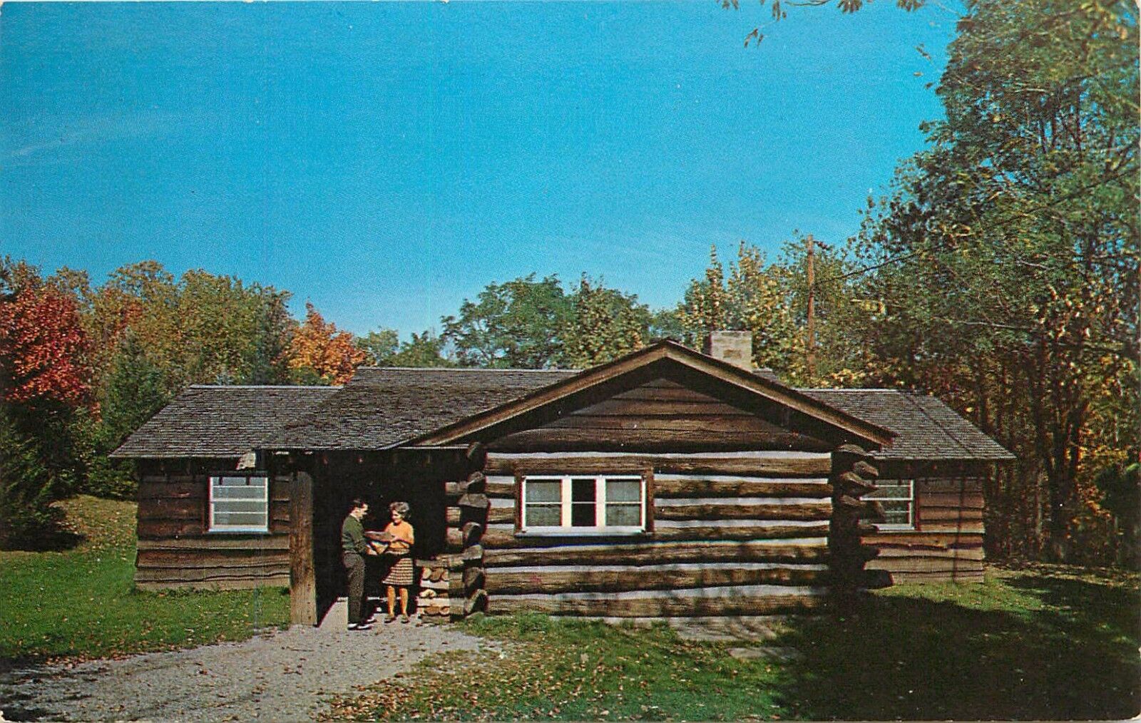 Family Cabins Oglebay Park Wheeling WV West Virginia Postcard