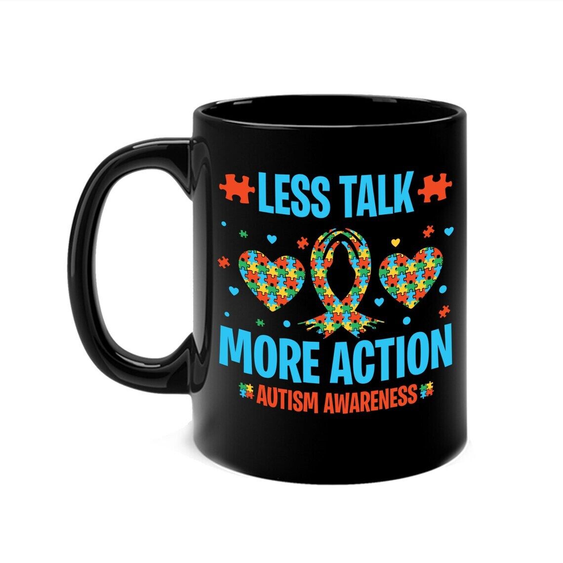 Autism Awareness Mug Support Asperger Autistic Coffee Mug Men Women