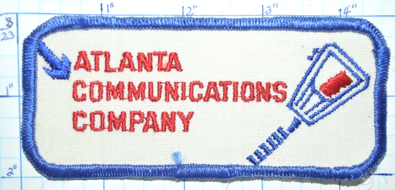 ATLANTA COMMUNICATIONS COMPANY WIRELESS SERVICES ADVERTISING VINTAGE PATCH