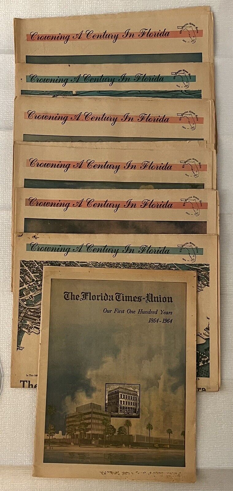 The Florida Times Union 1964 Jacksonville Newspaper Centennial Edition Rare HTF