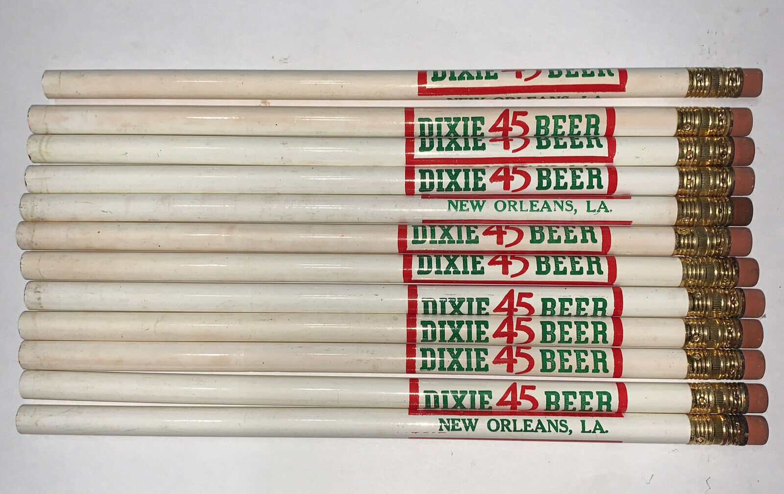 (12) Vintage Dixie Beer New Orleans, LA Advertising Pencil