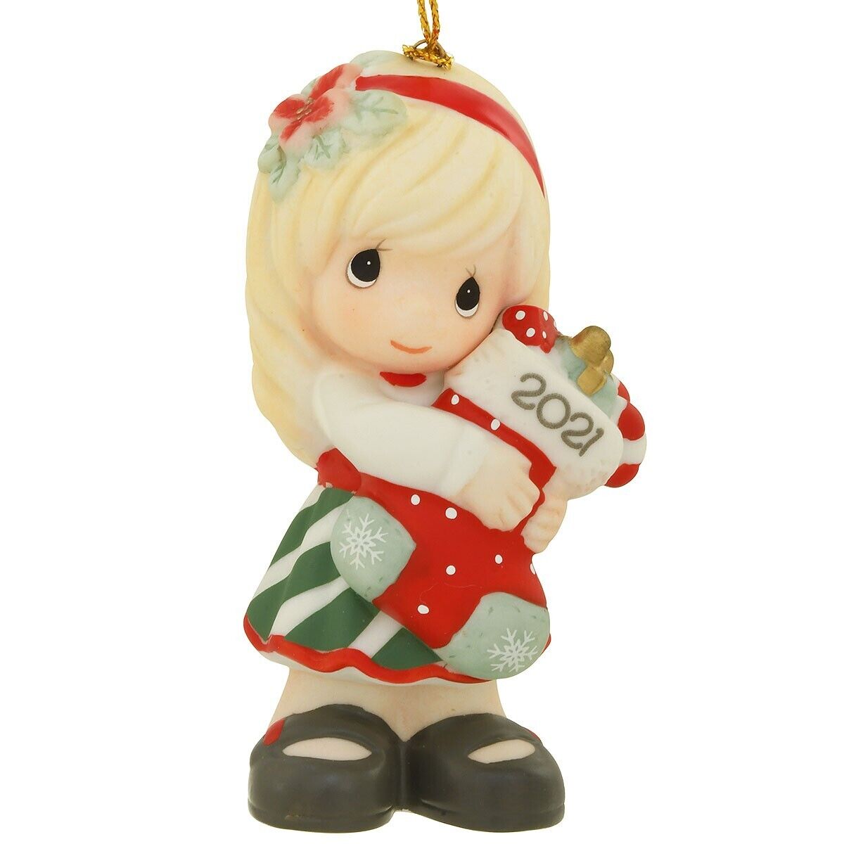2021 Precious Moments YOU FILL ME WITH CHRISTMAS CHEER Ornament Girl NEW 211002