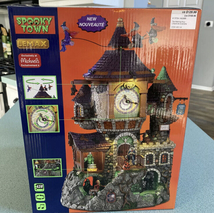 Lemax Spooky Town 2021 The Witching Hour **Michaels Exclusive** NIB FREE & FAST